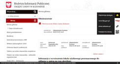 Desktop Screenshot of bip.radomin.pl