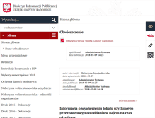 Tablet Screenshot of bip.radomin.pl